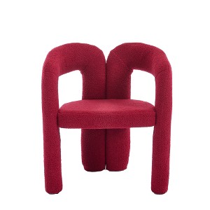 Anybear 2Pcs Upholstered Accent/Dining Chair /Barrel Side Chairs - 1 of 4