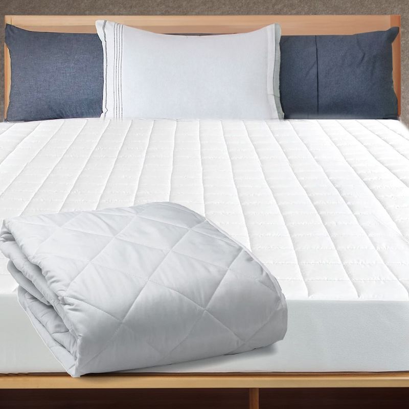 Continental Bedding Cooling Fitted Mattress Pad Protector Sheet Cover, 3 of 6