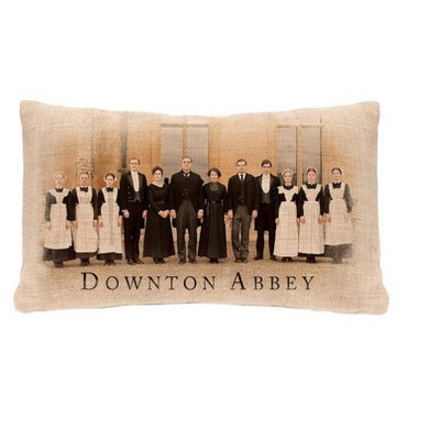 Heritage Lace 12" x 20" Rectangular Downton Abbey Cast British Indoor Throw Pillow - Brown/Black