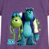 Girls' - Disney - Mike And Sully Fitted Short Sleeve Graphic T-Shirt - 2 of 4