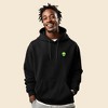 Dalix Alien Embroidered Fleece Zip Hoodie Cold Fall Winter Mens - 3 of 4