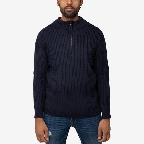 Mock neck best sale quarter zip sweater