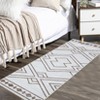 Area Rug Machine Washable Rug Non Slip Non Shedding Indoor Carpet Modern Geometric Low Pile Foldable Stain Resistant Rug for Bedroom Living Room - 4 of 4