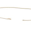 Pompeii3 Solid 10k Yellow Gold 18" Dainty Chain With Spring Ring - 3 of 4