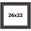 PosterPalooza | 3.5" Wide Ornate Black Picture Frame - UV Acrylic, Backing Board, Hanging Hardware Included - 2 of 4