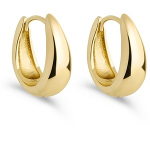 SHINE by Sterling Forever Lavina Polished Micro Hoop Earrings - 1 of 4