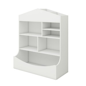 Sevobal Utility Storage Shelves, Open Rack with Freestanding Display Storage for Bedroom Living Room Office, White, 32.44"*14.84"*39.37" - 1 of 4