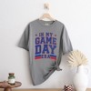 Simply Sage Market Women's In My Game Day Era - Blue Short Sleeve Garment Dyed Tee - 3 of 4