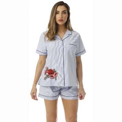Cocoom Button-Down Pajama Short Set  Stylish Sleepwear