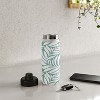Heather Dutton Flowing Leaves Seafoam Water Bottle - Society6 - 4 of 4