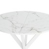 31.5'' Modern Cross Leg Round Dining Table - 4 of 4