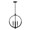 Capital Lighting Clive 4 - Light Pendant in  Carbon Grey/BlackIron - 3 of 4