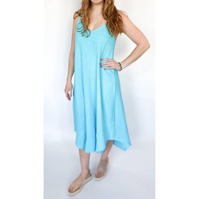 Women's Hankerchief Maxi Dress - bobi