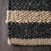 Nuloom Sierra Awning Stripes Indoor Area Rug, 5' x 8', Charcoal - image 3 of 4