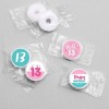 Big Dot of Happiness Girl 13th Birthday - Official Teenager Birthday Party Round Candy Sticker Favors - Labels Fits Chocolate Candy (1 sheet of 108) - 3 of 4