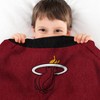 Sleep Squad Miami Heat Tyler Herro 60 x 80  Raschel Plush Blanket - 4 of 4