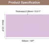 Unique Bargains Wallpaper, Peel and Stick Wallpaper Contact Paper Solid Color Vinyl Self-Adhesive Wall Paper Decorative Purple 197"x23.6" - 2 of 4