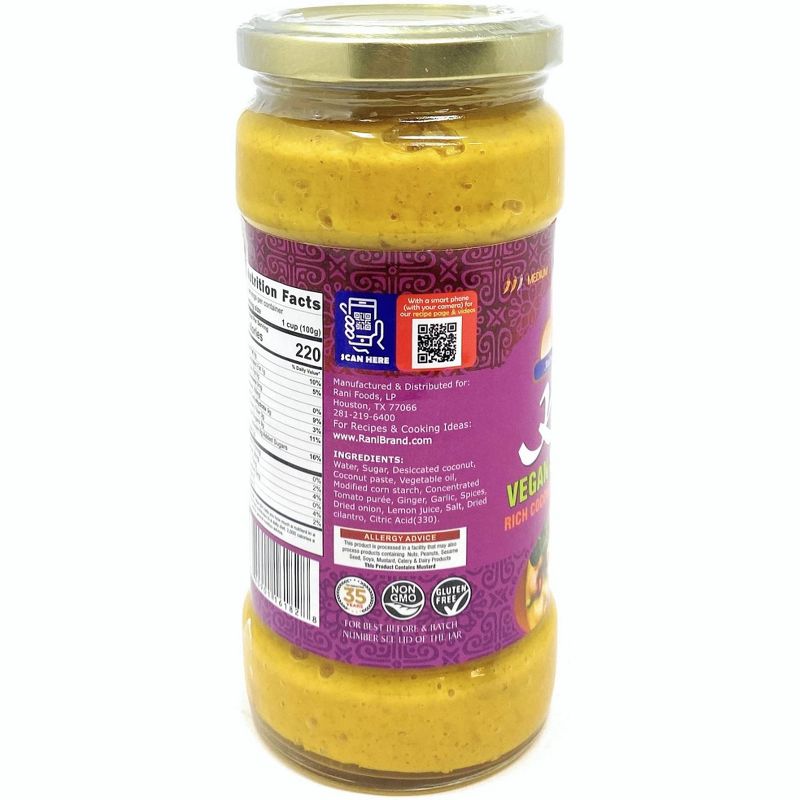 Korma Vegan Simmer Sauce 14oz (400g) - Rani Brand Authentic Indian Products, 2 of 6