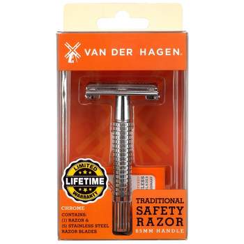 Van der Hagen 85 MM Gunmetal Safety Razor Blades - 5ct