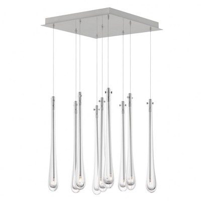 ET2 Lighting Stillo 9 - Light Pendant in  Satin Nickel