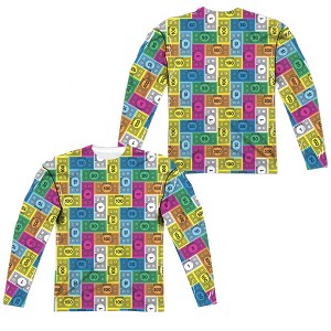 Men's Monopoly Cash Rich (Front Back Print) Long Sleeve Costume T-Shirt - 1 of 4