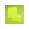 JAM Paper A2 Colored Invitation Envelopes 4.375 x 5.75 Ultra Lime Green WDBH610H - 4 of 4