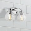 Generation Lighting Clara 14 3/4" Wide Chrome 2-Light Wall Sconce - 2 of 3