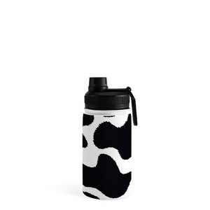 MariaMariaCreative Mooooo Black and White Water Bottle - Society6 - 1 of 4