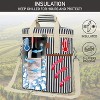 OPUX 3 Bottle Wine Carrier Tote, Insulated Leakproof Cooler Travel Bag, Portable Picnic BYOB Beach Party Gift Christmas - 2 of 4