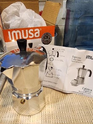 Imusa 3 Cup Aluminum Stovetop Coffeemaker : Target