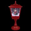 Northlight Lighted Musical Santa Claus Snowing Christmas Street Lamp - 25.25"  - Red - 2 of 4