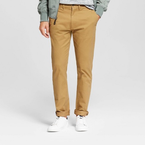 Men\'s Every Wear Slim Fit Chino Pants - Goodfellow & Co™ Dapper Brown 28x30  : Target