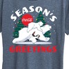 Women's - Coca-Cola - Seasons Greetings Polar Bears Short Sleeve Graphic T-Shirt - 2 of 4