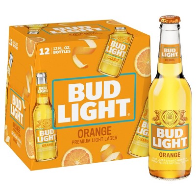 Bud Light Orange Lager Beer - 12pk/12 fl oz Bottles