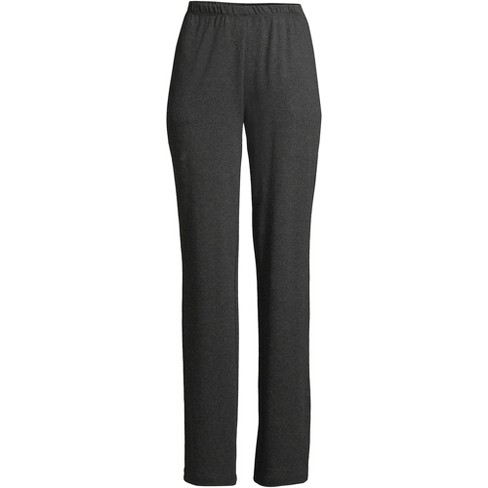 Lands' End Women's Plus Size Sport Knit High Rise Elastic Waist Pull On  Pants - 2x - Dark Charcoal Heather : Target