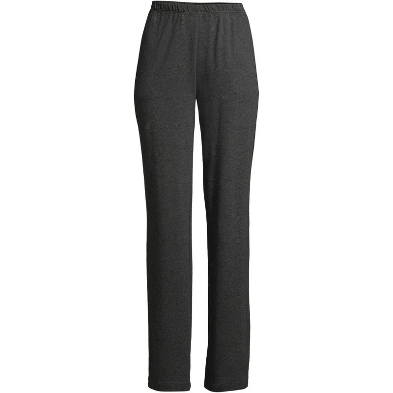 Lands' End Women's Tall Sport Knit High Rise Elastic Waist Pull On Pants, 3 of 7