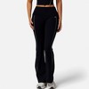 Anna-Kaci Active Women's High Waist Flared Leggings with Contrast Seam Detail and Stretch Fabric - 2 of 4