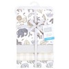 Hudson Baby Cotton Poly Flannel Receiving Blankets, Neutral Safari, One Size - 2 of 4