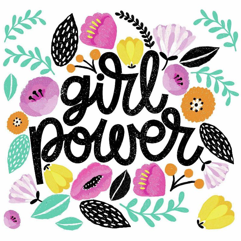 Girl Power Peel and Stick Giant Wall Decal - RoomMates, 1 of 8