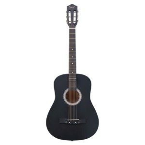 TopComfy Toy Guitars and String Instruments Round Acoustic Guitar With Accessories Kids Fun Kids Learning Toy For Kids, Black, 40.94"*18.9"*5.71" - 1 of 4