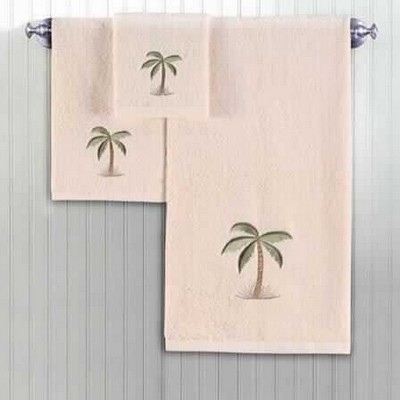 palm tree bath towels