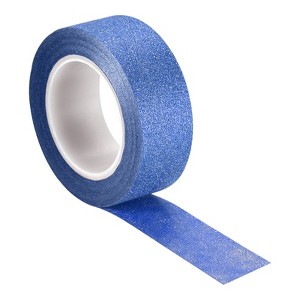 Unique Bargains Self-Adhesive Decorative Gift Wrapping Craft Glitter Tape - 1 of 4