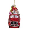 Northlight Fire Truck with Santa and Presents Glass Christmas Ornament - 4" - Multicolor - 3 of 4