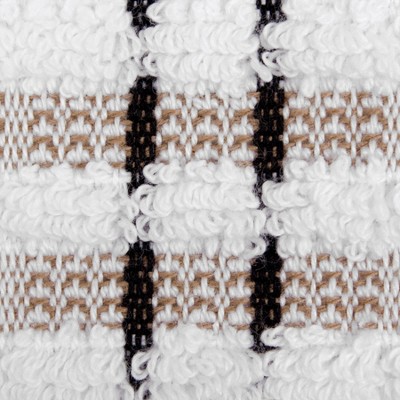Latte Plaid Terry Cotton Kitchen Towel Set