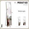 Infurnic Full Length Mirrors Modern Vanity Mirror with Durable Frame for Easy Home Integration, Clothing Shop, Bedroom, Beige, 31.4"*1"*71" - 3 of 4