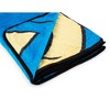Just Funky Sonic the Hedgehog Face Fleece Throw Blanket | 45 x 60 Inches - 3 of 4