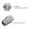 Unique Bargains Stainless Steel Durable Corrosion Resistant Pressure Washer Nozzles 5 Pcs - 4 of 4