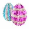 One Hundred 80 Degrees 6.5 Inch Geometric Eggs & Pedestal 3 Pc Modern Table Decor Spring Figurines - 3 of 4