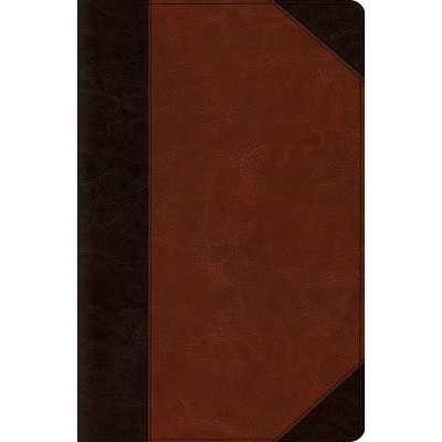 New Reference Bible-ESV-Portfolio Design - (Leather Bound)