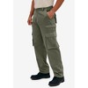 Boulder Creek by KingSize Ranger Side-Elastic Stacked Cargo Pocket Pants - 3 of 4